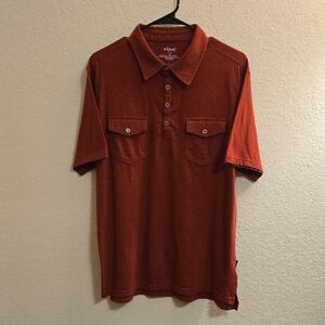 Kuhl Men's Brick Red Polo Shirt - Large